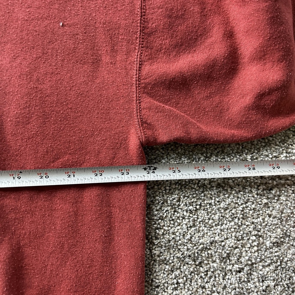 Vintage Fruit Of The Loom Sweatshirt Mens XL Red Fleece Clearwater Beach - Picture 4 of 7